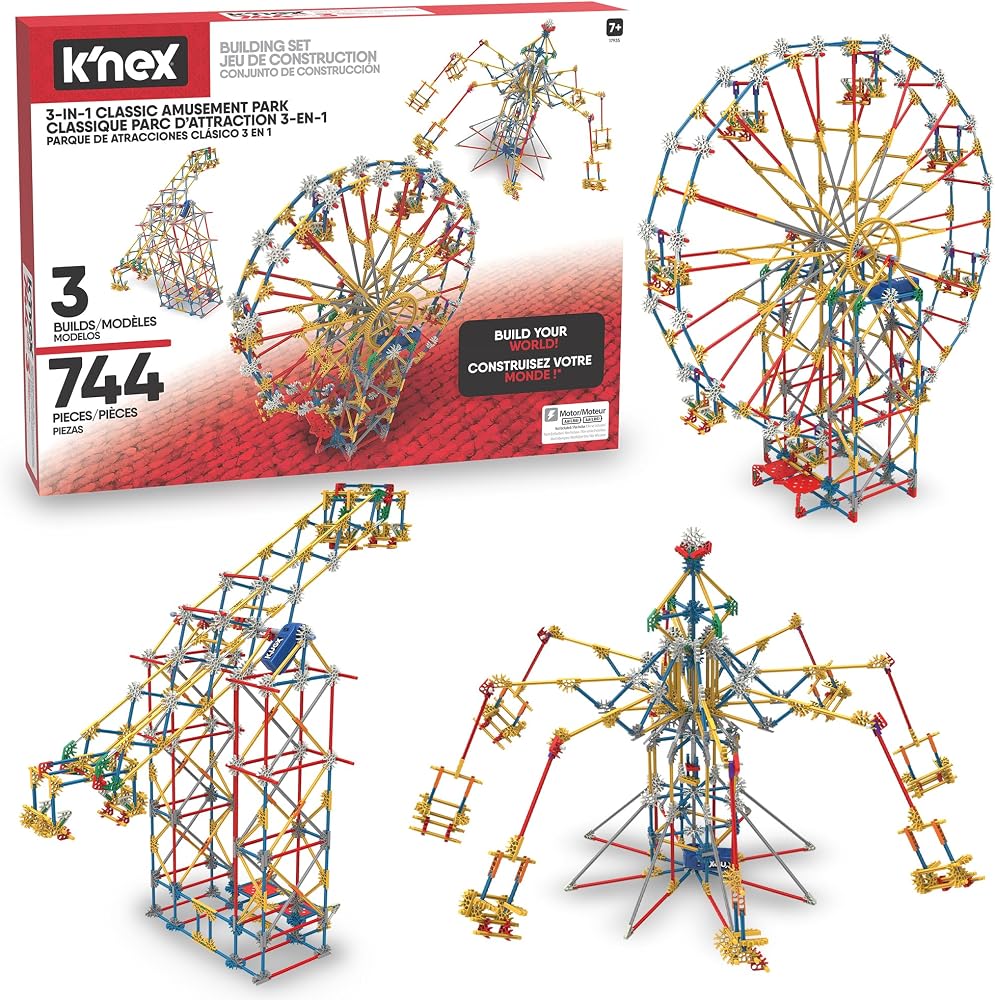 K'NEX Thrill Rides — Parc d'attractions 3-en-1